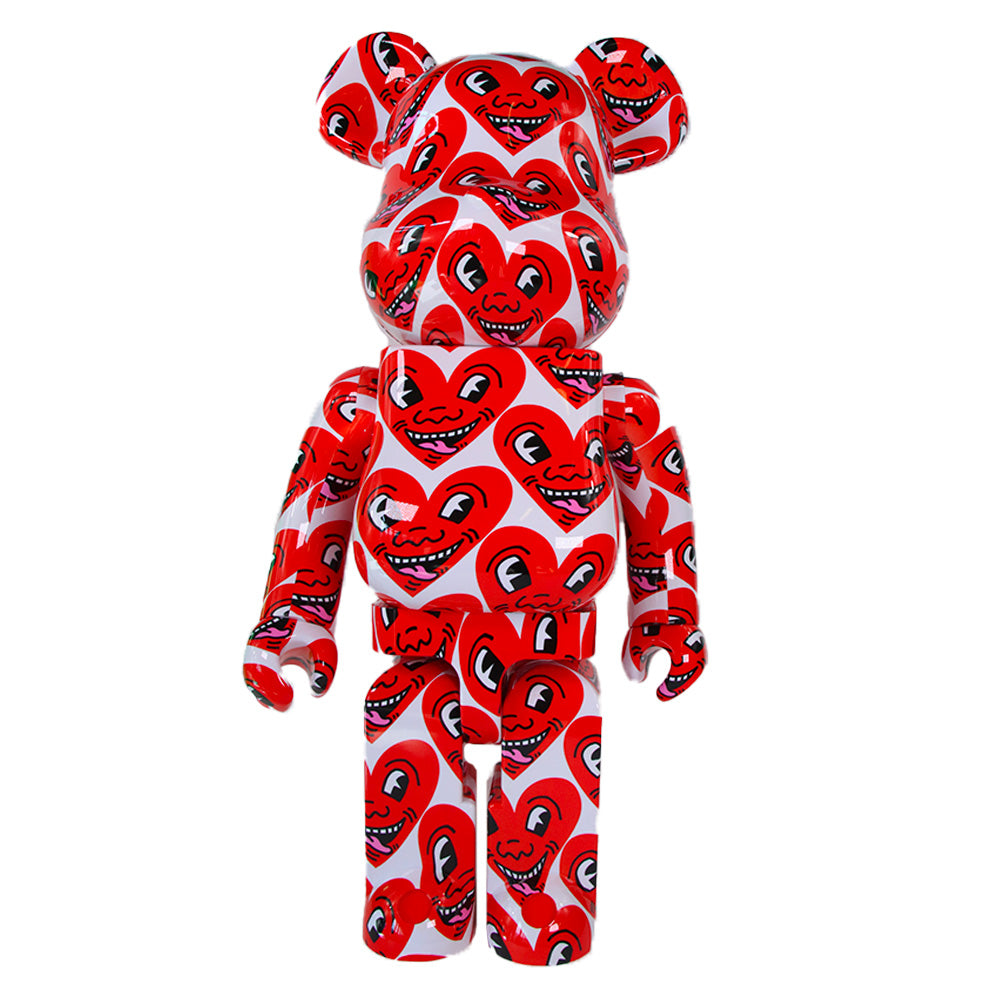 Bearbrick Keith Haring V6 1000% Collectible Art Toy - Perfect for Home Decor, Office Display & Pop Culture Collections