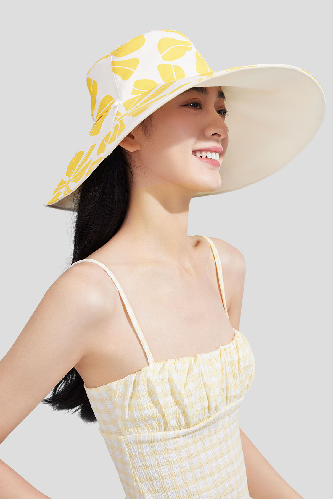 Flora Women's Reversible Sun Hat with Floral Design UPF50+ UV Protection - Perfect for Beach, Gardening & Outdoor Activities