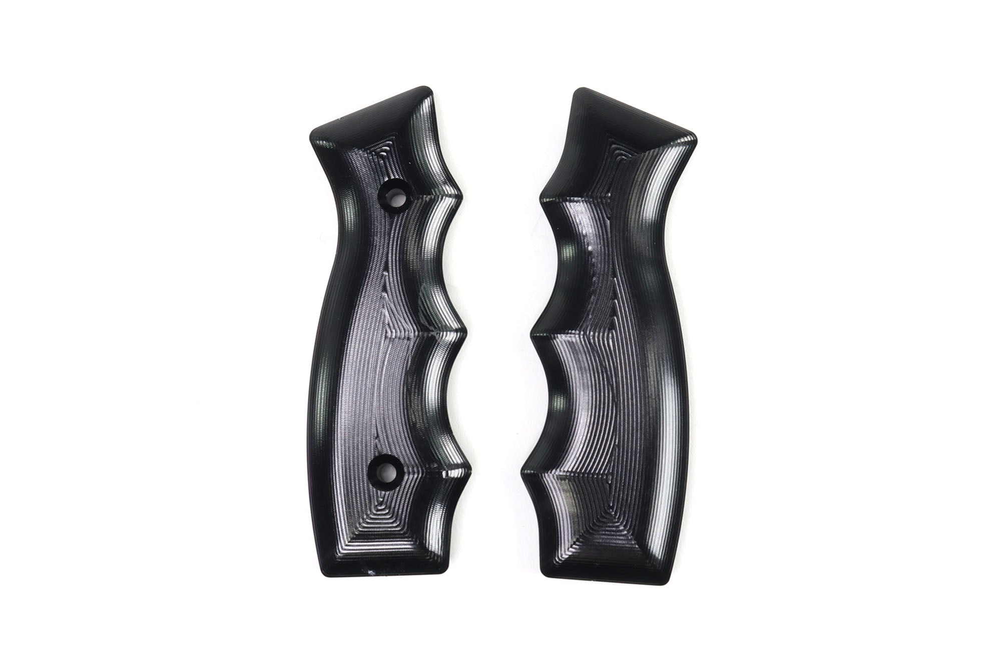 Black Anodized Operator Billet Grip Insert Set (16 143 04) - Perfect for AR-15, Tactical Firearms & Custom Gun Builds