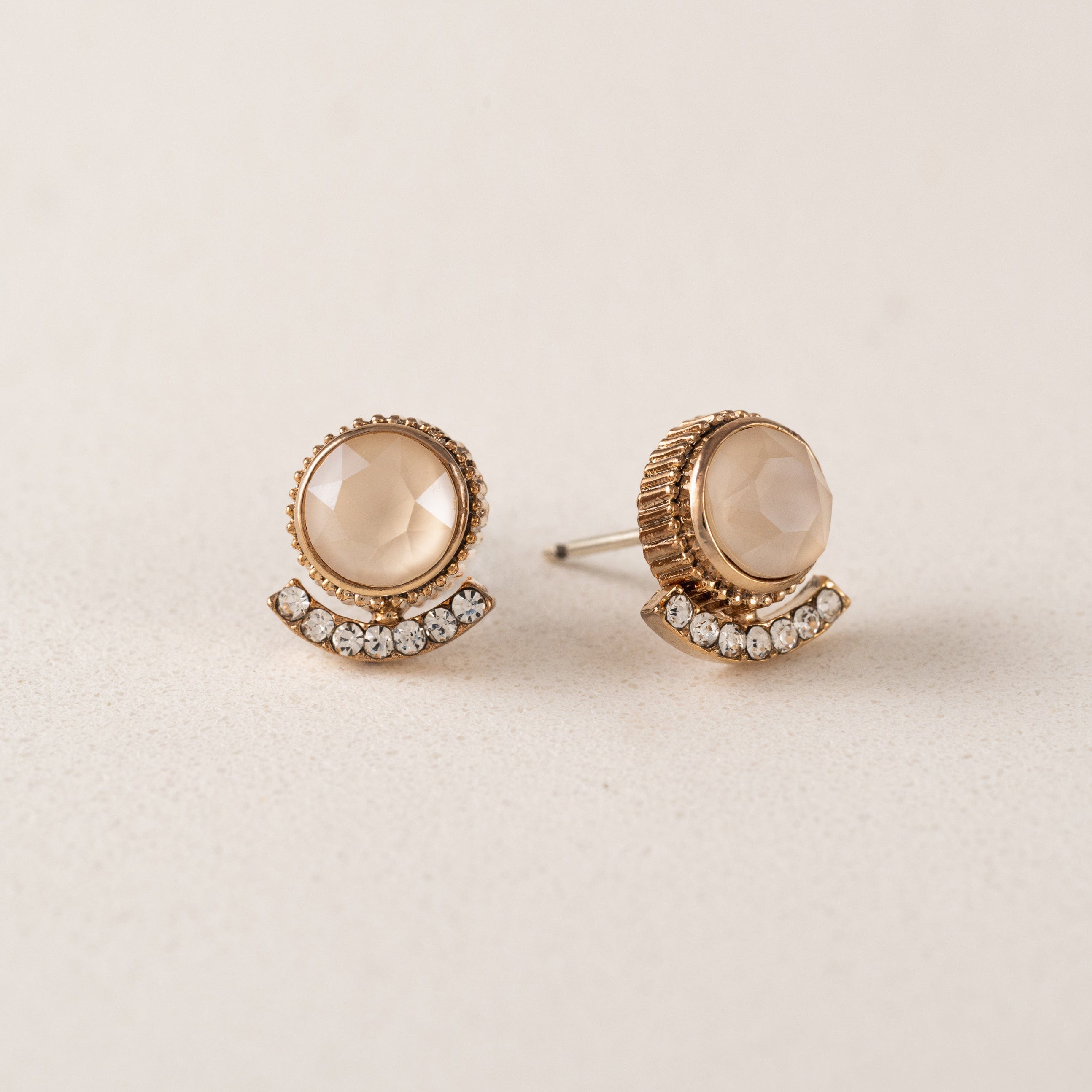 Elegant Mimosa Post Earrings for Women - Hypoallergenic Gold Plated Stud Earrings - Perfect for Daily Wear, Parties & Gifts