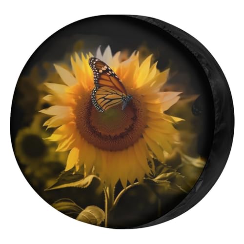 Butterfly And Sunflower