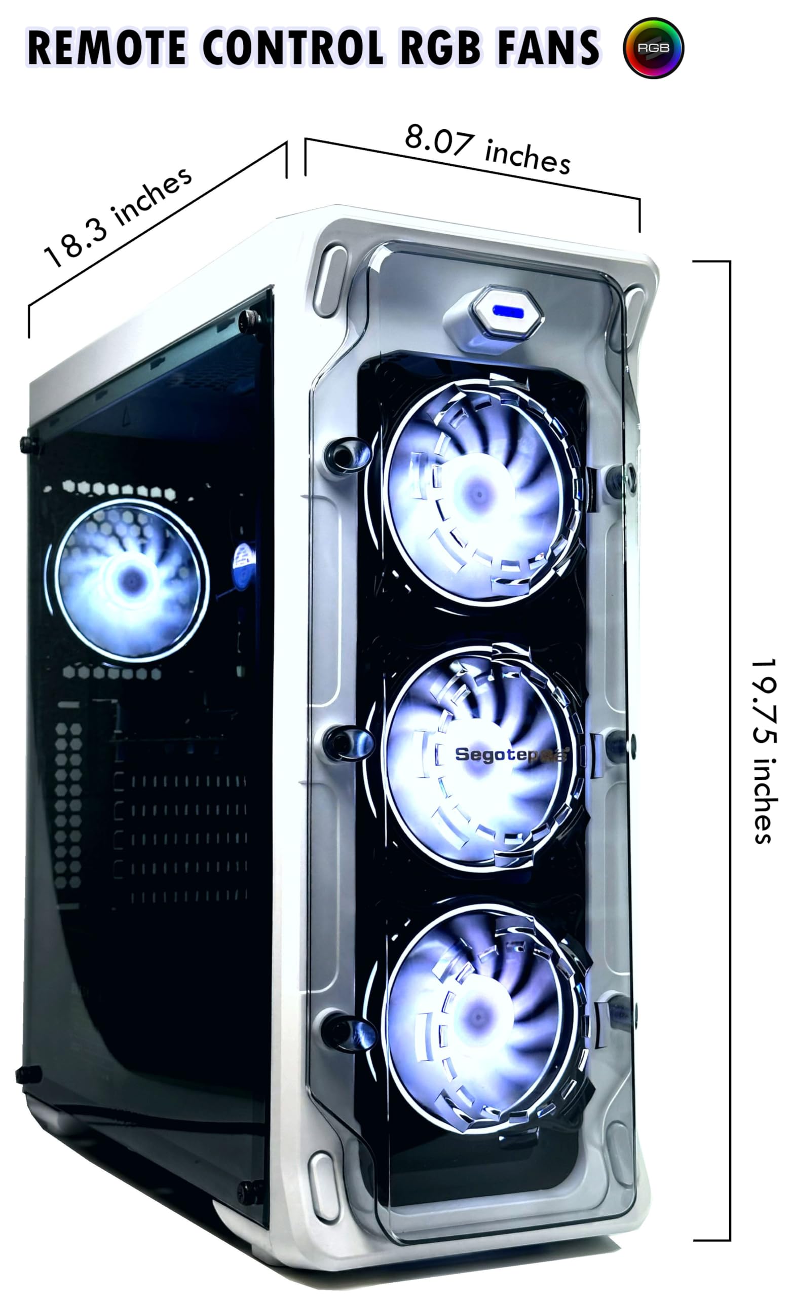 ABYS LUXS Prebuilt Gaming PC - Intel Core i5 3.40GHz, 16GB RAM, 2GB GPU, 256GB SSD + 1TB HDD, Windows 10 Pro - Perfect for Gaming, Graphic Design & Video Editing - Ideal for Esports, Streaming & Creative Workstations