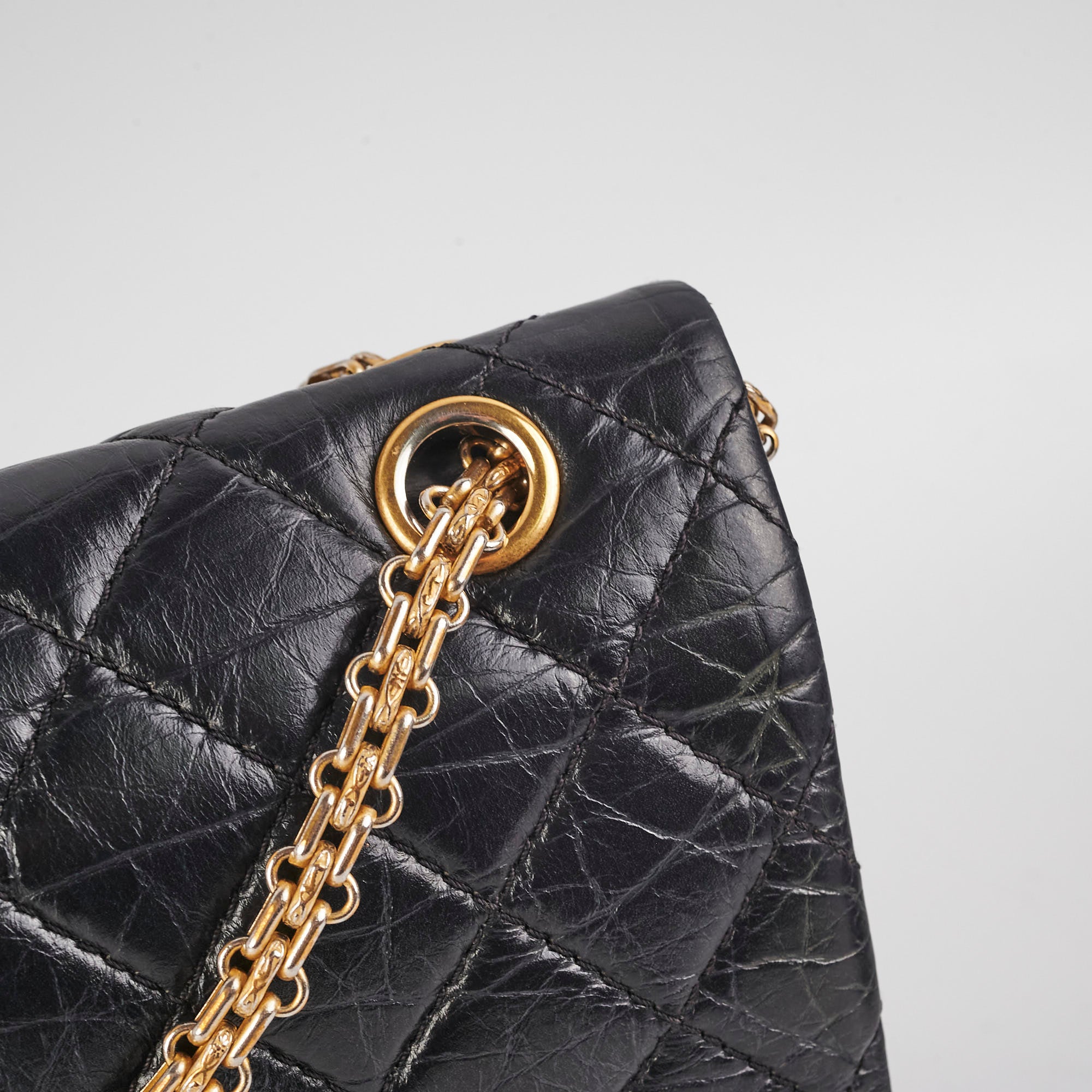 Chanel Medium Reissue 226 Black Leather Shoulder Bag - Luxury Designer Handbag for Women | Perfect for Work, Evening Events & Special Occasions