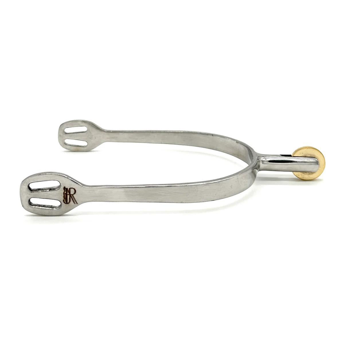 AJR Smooth Rowel Spur Vertical - Western Riding Spurs for Horseback Riding, Equestrian Training & Cowboy Boots Accessories - Perfect for Rodeo, Trail Riding & Ranch Work