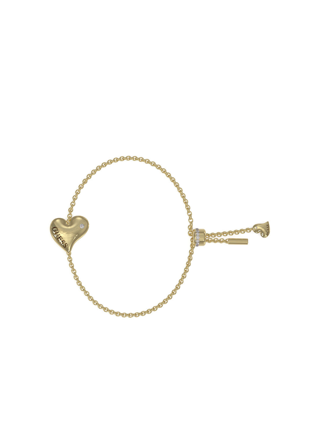 Gold Fluid Hearts Logo Bracelet for Women - Elegant Fashion Jewelry Gift for Valentine's Day, Anniversary & Special Occasions