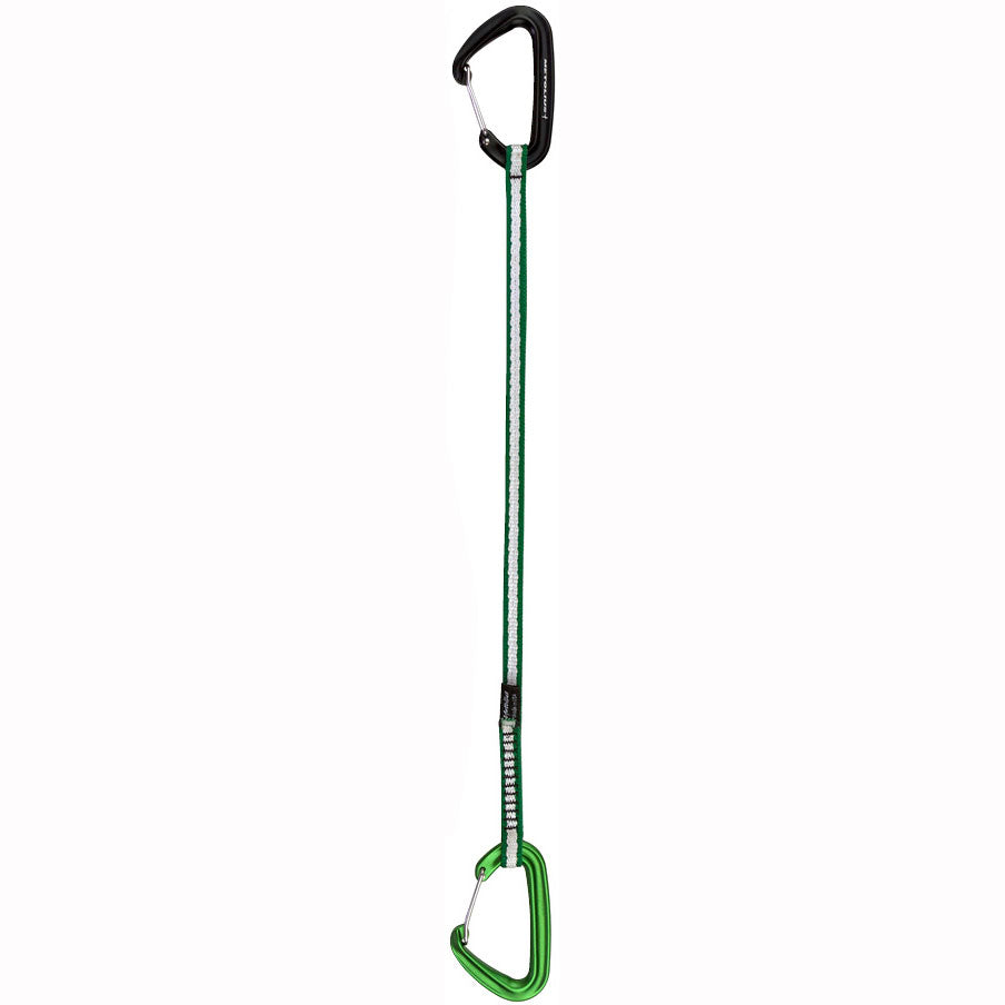Metolius Bravo Long Draw Quickdraw - Lightweight Climbing Carabiner for Sport & Trad Climbing - Perfect for Crag & Multi-Pitch Routes