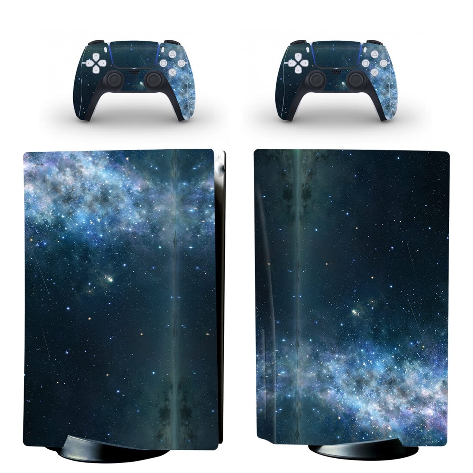 Anime PS5 Skin Cover for Disc Edition Console & Controller - Bubble-Free Vinyl Wrap with Scratch Protection - Perfect for Gaming Setups & Customization (PS5 Disc Version 25867)