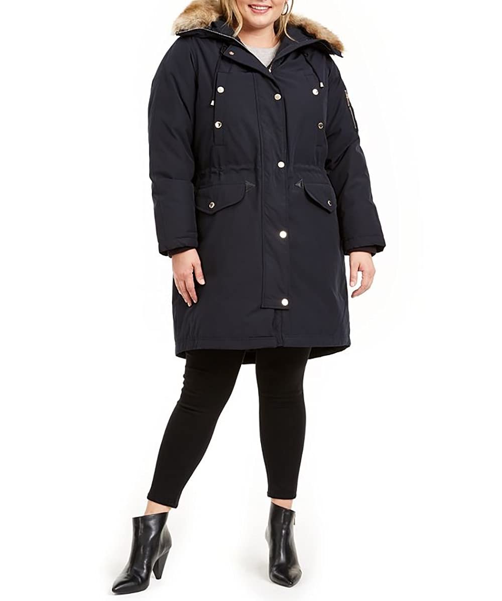 MICHAEL Michael Kors Women's Plus Size Winter Down Parka Coat - Warm Waterproof Puffer Jacket for Cold Weather, Outdoor Activities & Daily Commute