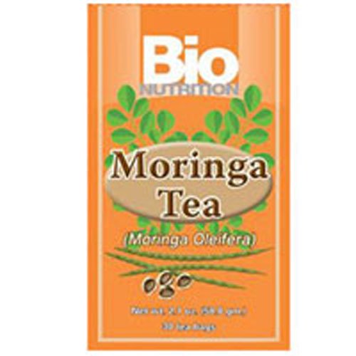 Bio Nutrition Inc Moringa Tea with Lemon Flavor - 30 Tea Bags for Detox & Energy Boost | Perfect for Morning Routine & Wellness Lifestyle