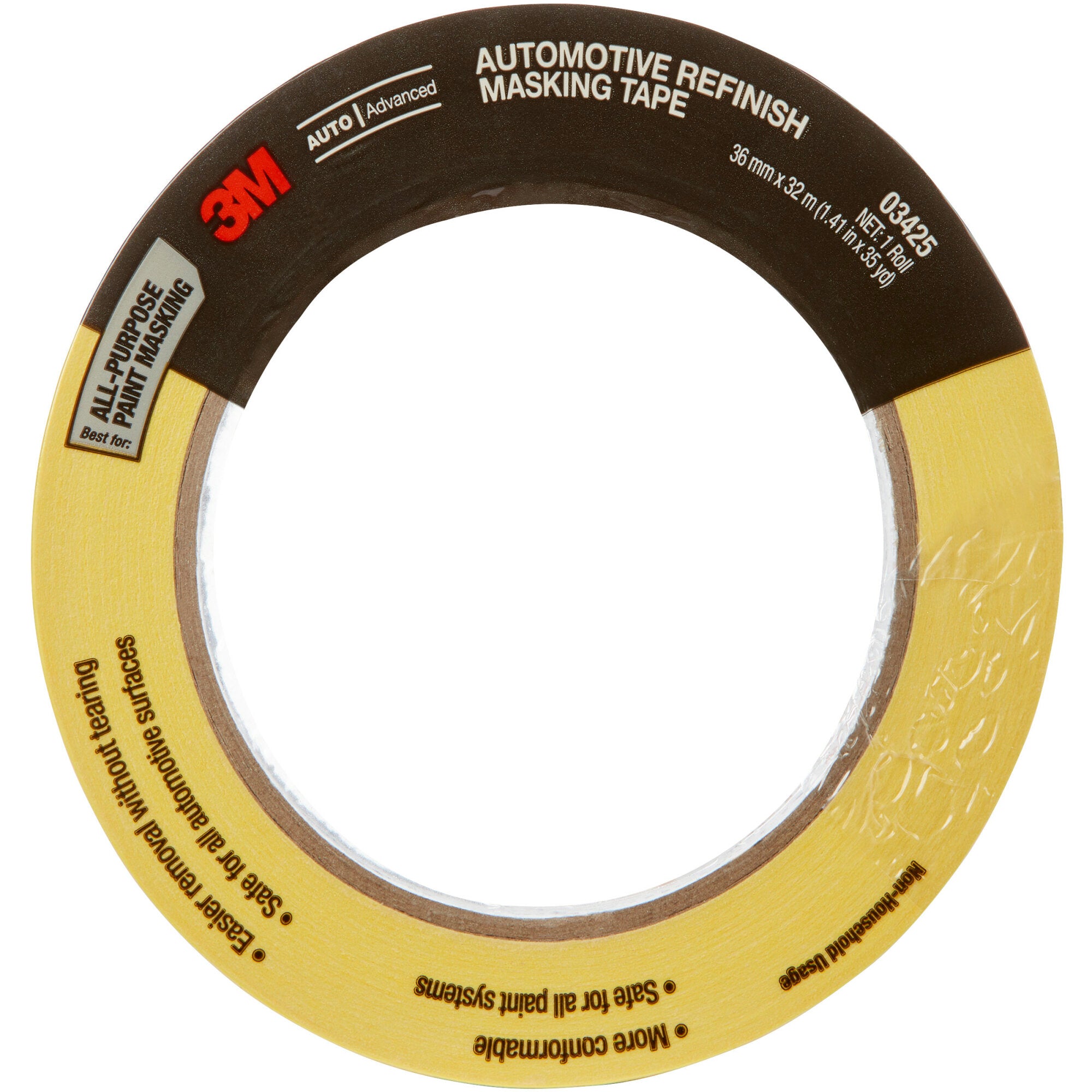 3M Automotive Refinish Masking Tape 03425 - 36mm x 32m (1.4