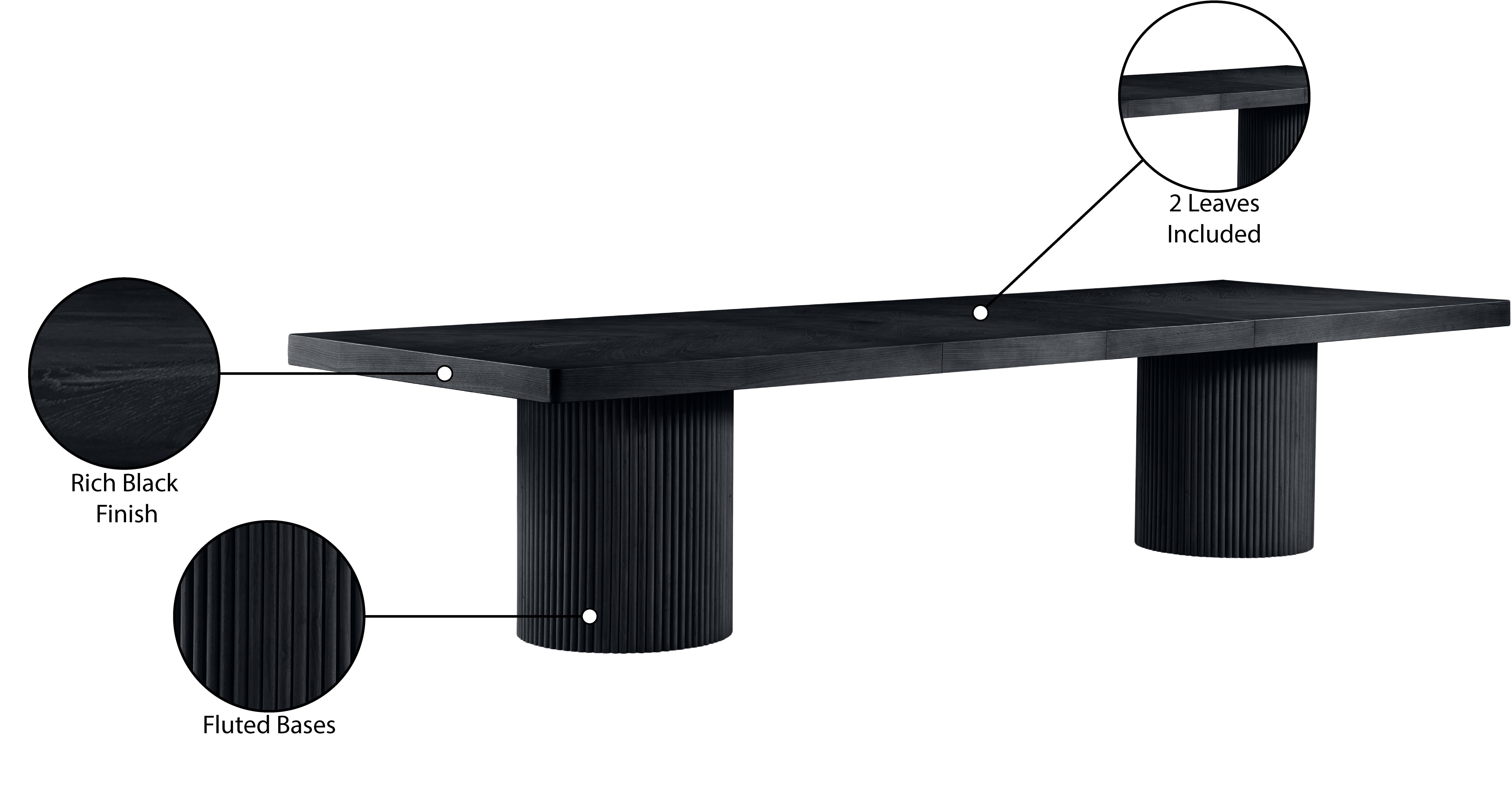 Belinda Dining Table - Modern Wooden Dining Table Set (3-Piece) for Home, Kitchen, and Restaurant Use
