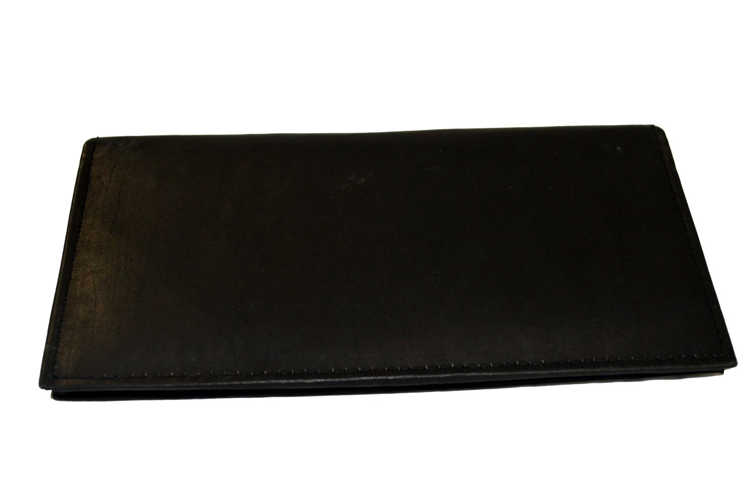 LB LEATHERBOSS Genuine Leather Checkbook & Credit Card Holder Wallet - Slim RFID Blocking Bifold Wallet for Men & Women - Perfect for Business, Travel, and Everyday Use