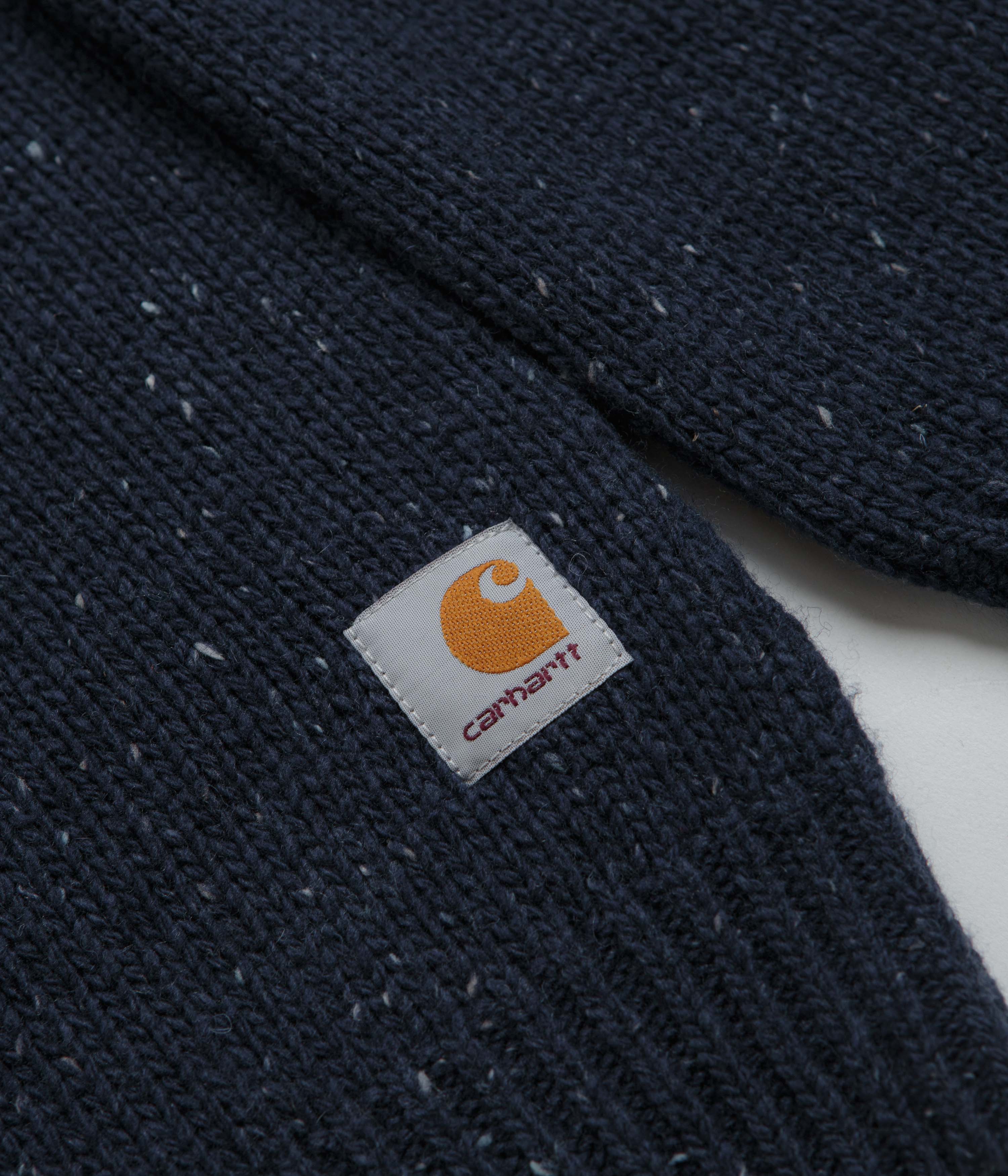 Carhartt Anglistic Crewneck Sweatshirt - Speckled Air Force Blue | Men's Casual Pullover Hoodie | Perfect for Work, Outdoor & Everyday Wear