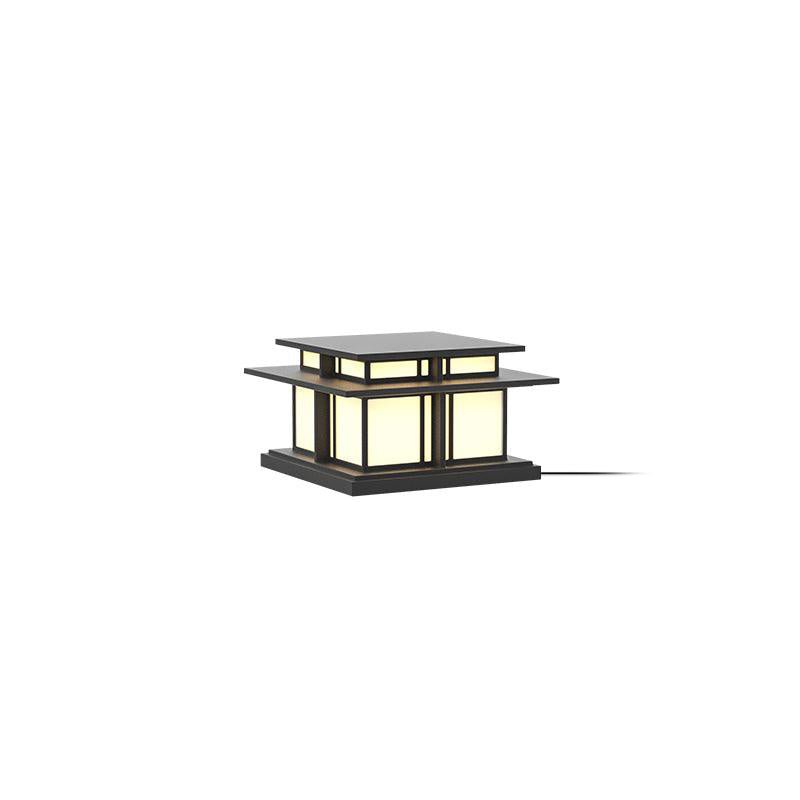 Boilyn Modern Outdoor Pillar Light - Waterproof LED Post Light for Garden, Patio, and Driveway - Energy Efficient Exterior Lighting for Home and Landscape Decor