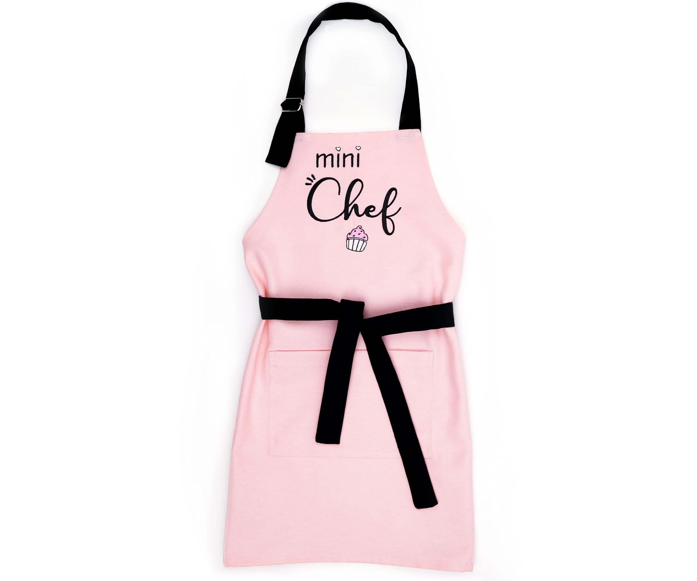 Matching Mother Daughter Apron Set for Cooking & Baking - Adjustable Chef Kitchen Aprons for Adults & Kids (3-7 Years) - Perfect Mother's Day Gift & Family Bonding Activity