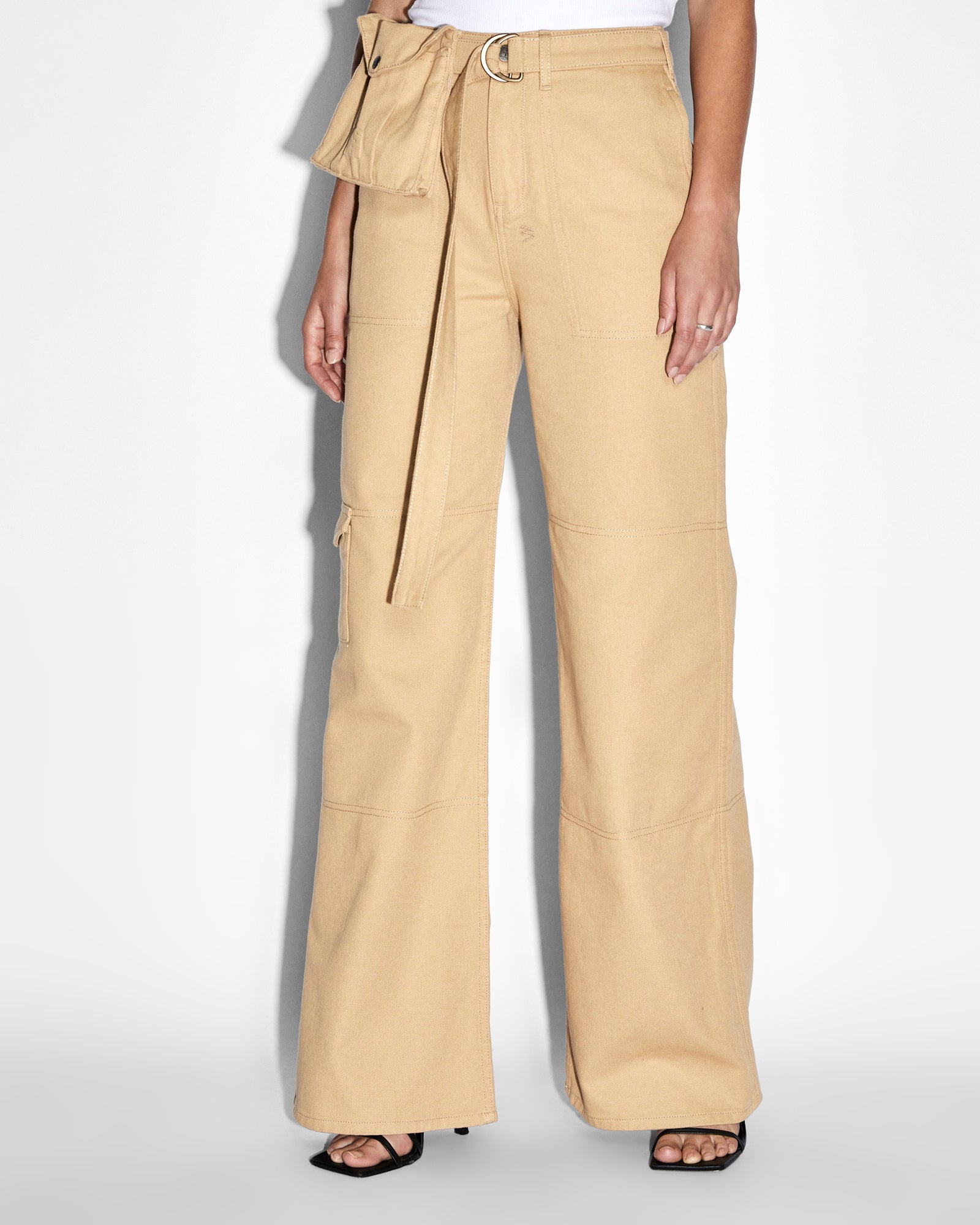 Kommand Cargo Caramel Cargo Pants for Men - Stylish & Comfortable Streetwear for Casual Outings, Work, and Travel