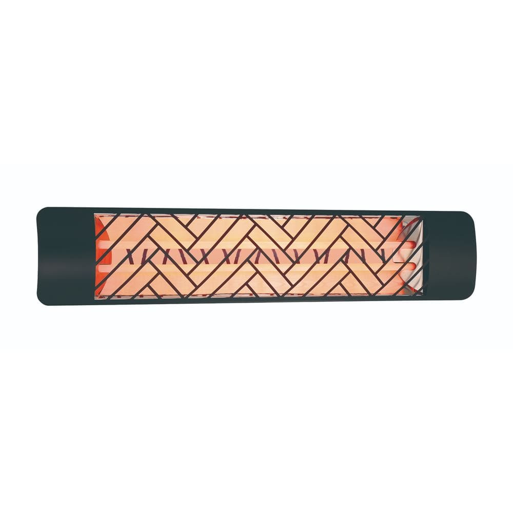 Eurofase 4000W 39-Inch Dual Element Electric Heater with Chevron Plate - Powerful Indoor Heating for Living Rooms, Bedrooms & Offices