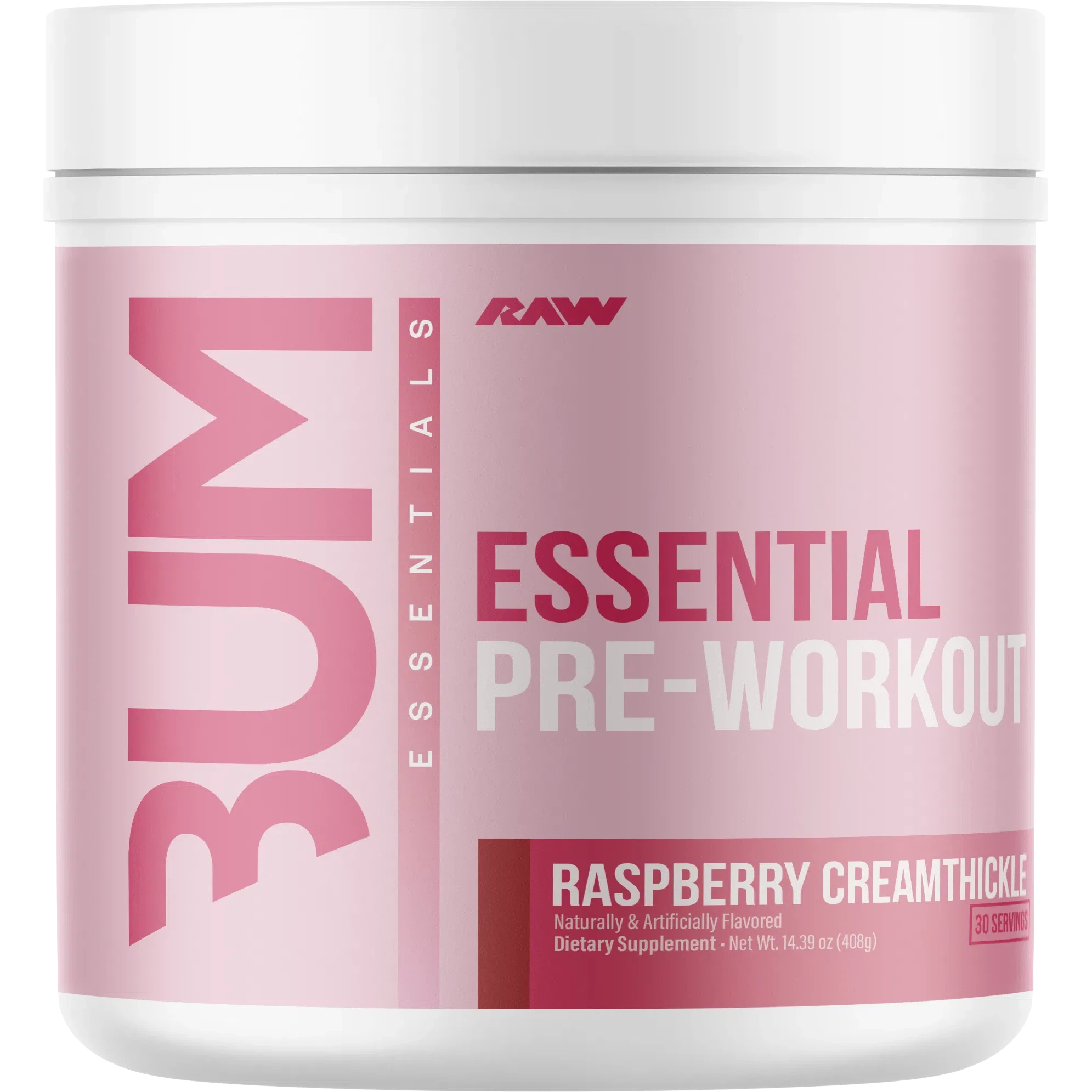 RAW Nutrition CBUM Essential Pre Workout Powder - Premium Energy & Focus Supplement for Gym, Bodybuilding & Fitness Training - Boost Performance & Endurance for Intense Workouts