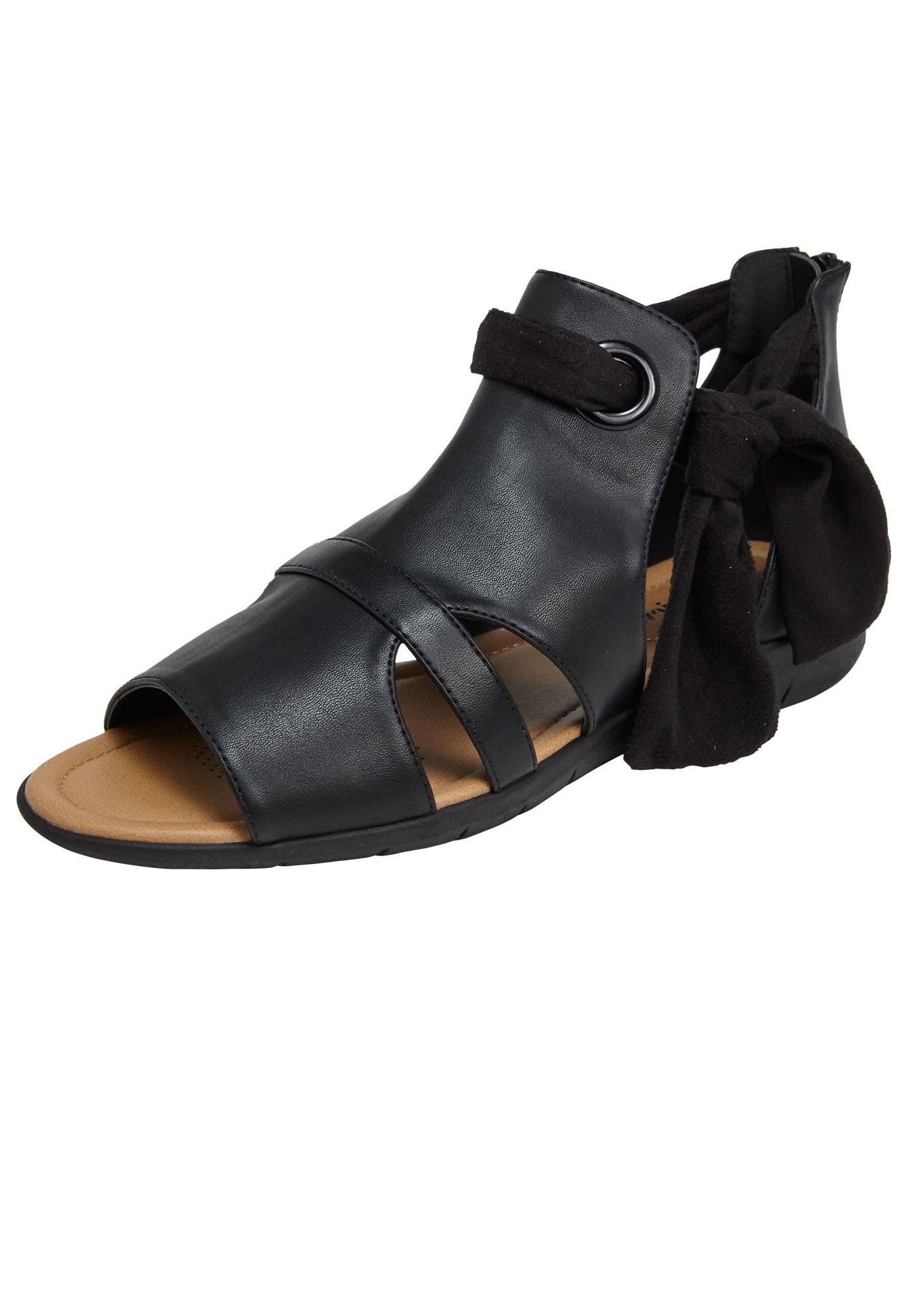 Comfortview Women's Wide Width The Annika Shootie - Comfortable & Stylish Ankle Boots for Work, Casual & Outdoor Wear