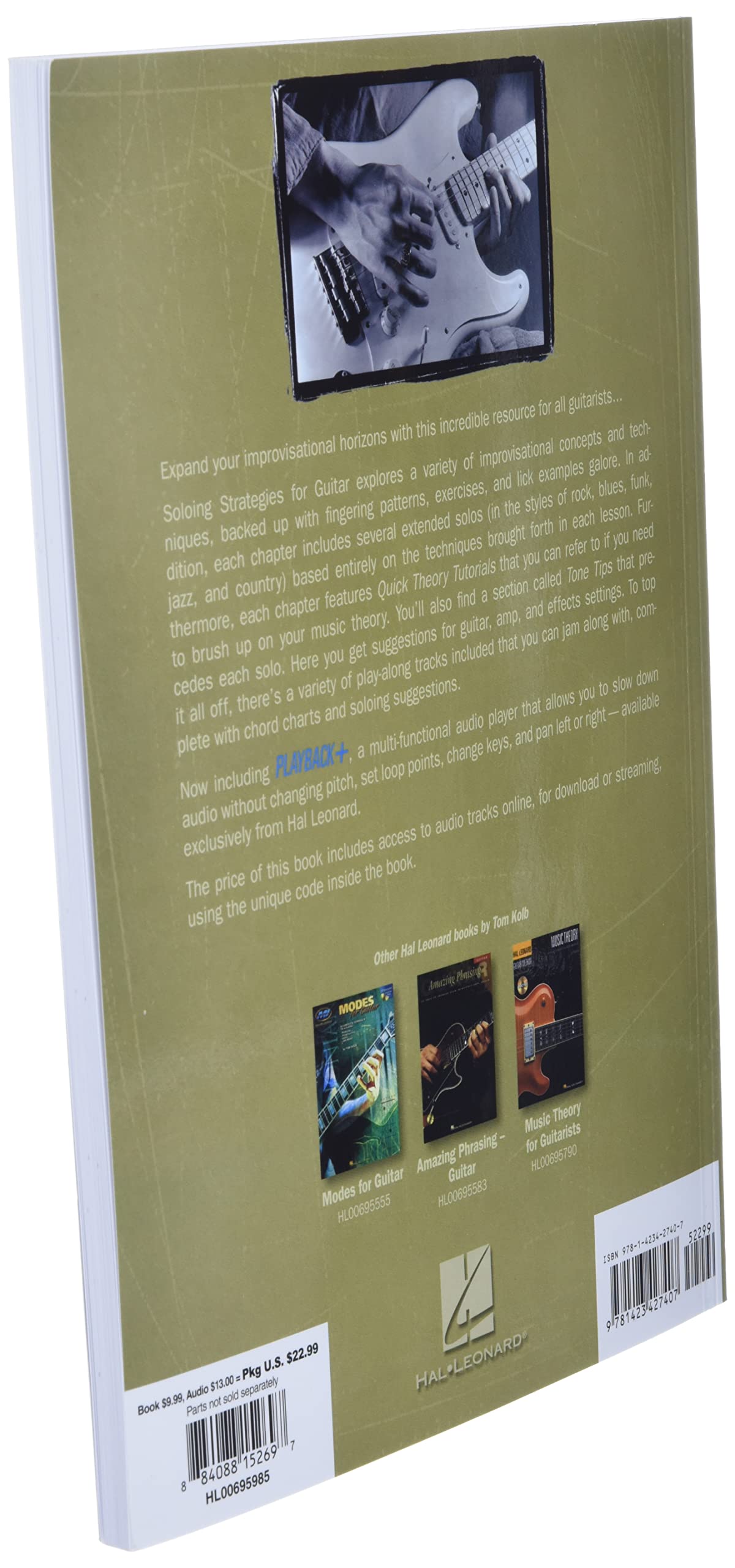 Best Guitar Soloing Strategies Book with Online Audio - Learn Lead Guitar Techniques for Beginners & Advanced Players - Perfect for Practice, Performances & Music Lessons