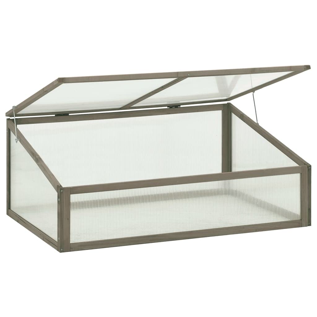 Premium Solid Firwood Greenhouse with Polycarbonate Board – Durable, Sturdy Frost Protection Garden Greenhouse for Plants, Flowers & Vegetables | Perfect for Backyard, Patio & All-Season Gardening