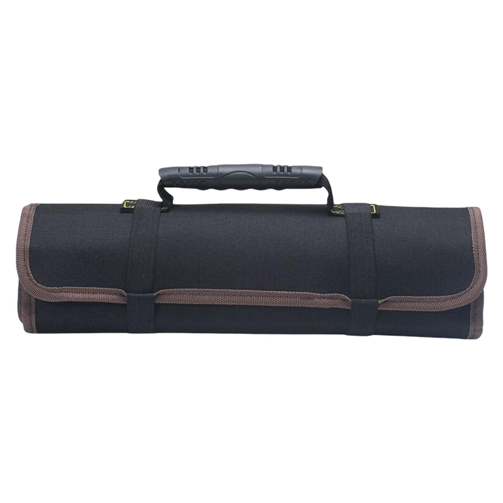 Almencla 22-Slot Roll-Up Tool Pouch Organizer for Wrenches, Spanners & Electrician Tools - Durable Car Camping Gear with Carrying Handles - Perfect for Aid Kits, DIY Projects & Coffee Equipment Storage