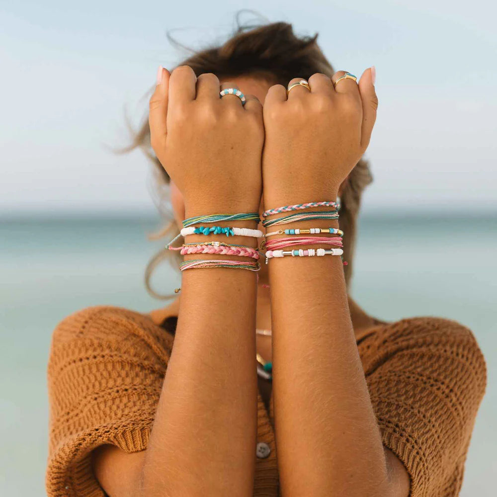 Tropical Breeze Silver Bracelet for Women - Elegant Sterling Silver Jewelry Gift for Birthday, Anniversary & Beach Vacation | Perfect for Summer Outfits & Boho Style