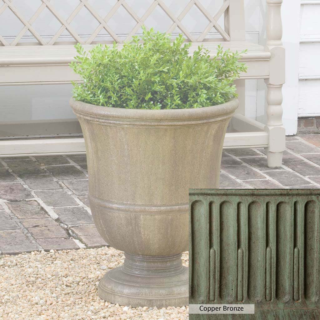 Campania International Williamsburg Orangery Urn - Classic Garden Planter for Outdoor Decor, Patio, and Landscaping