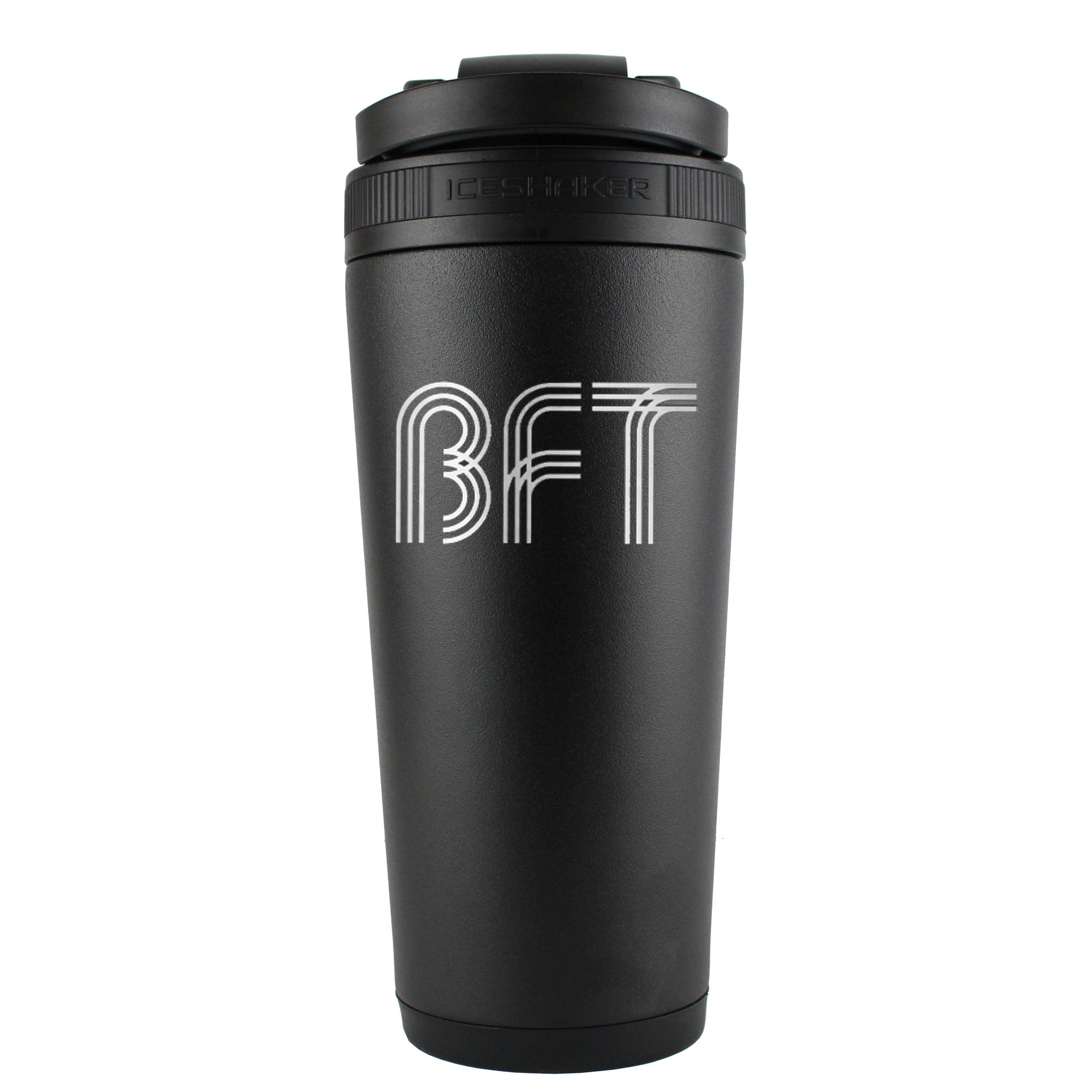 BFT Custom 26oz Insulated Stainless Steel Water Bottle with Lid - Leakproof Gym Shaker Cup for Protein Drinks, Smoothies & Iced Coffee - Perfect for Workouts, Travel & Outdoor Activities