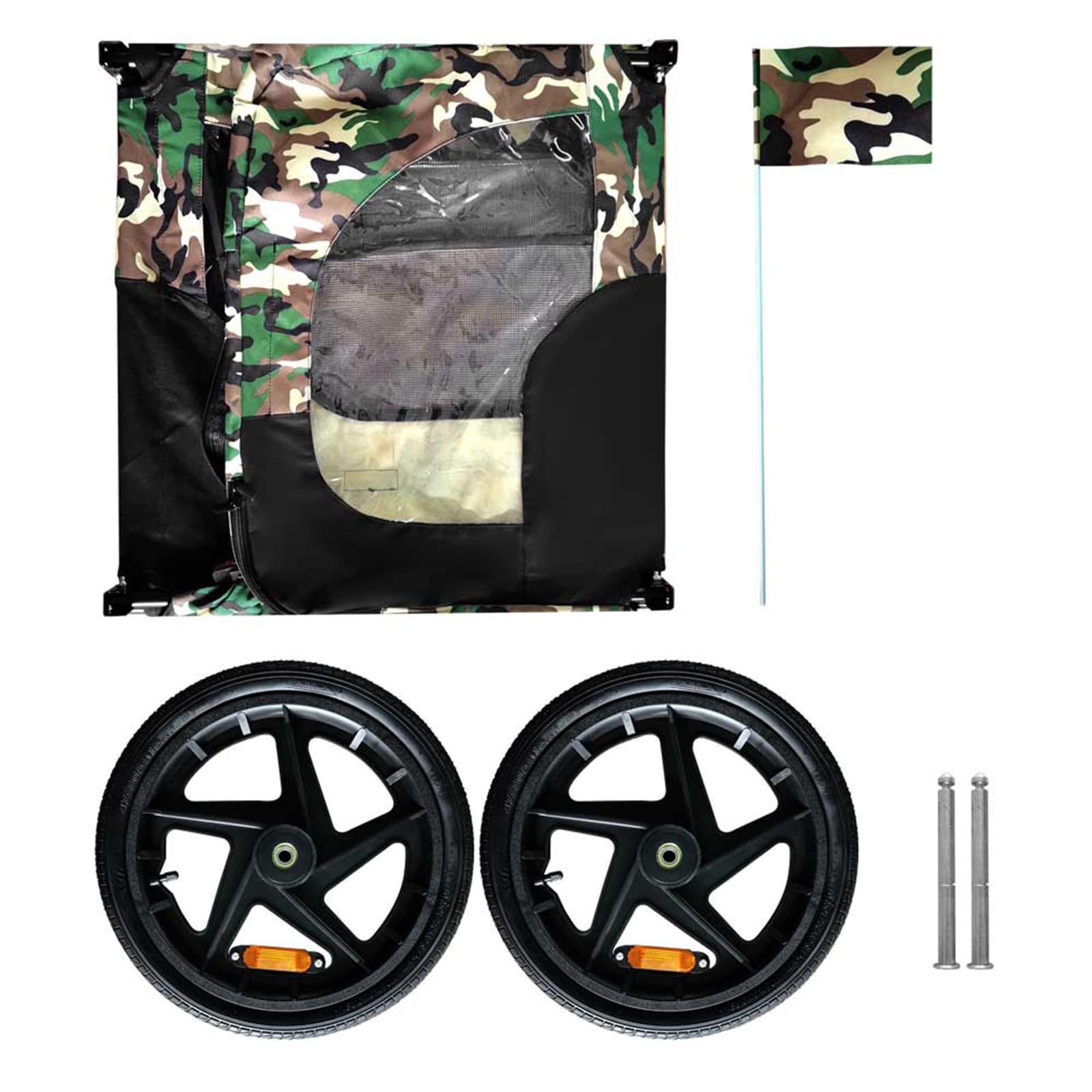 **Large Pet Bike Trailer for Dogs - 16