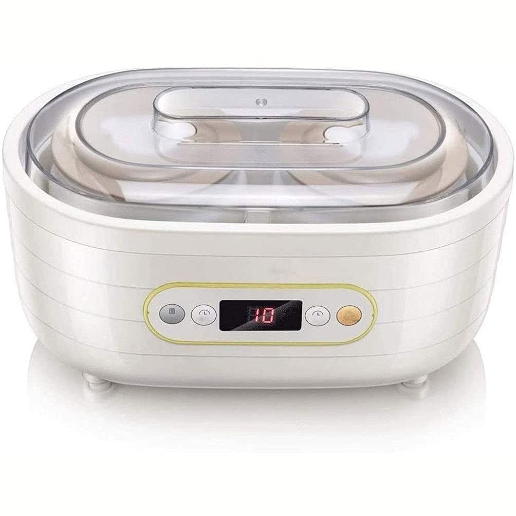 Automatic Yogurt Maker for Home Use - 304 Stainless Steel Liner, 360° 3D Heating System with 2 Large + 6 Small Inner Tanks - Perfect for Healthy Breakfast, Snacks & Family Yogurt Making