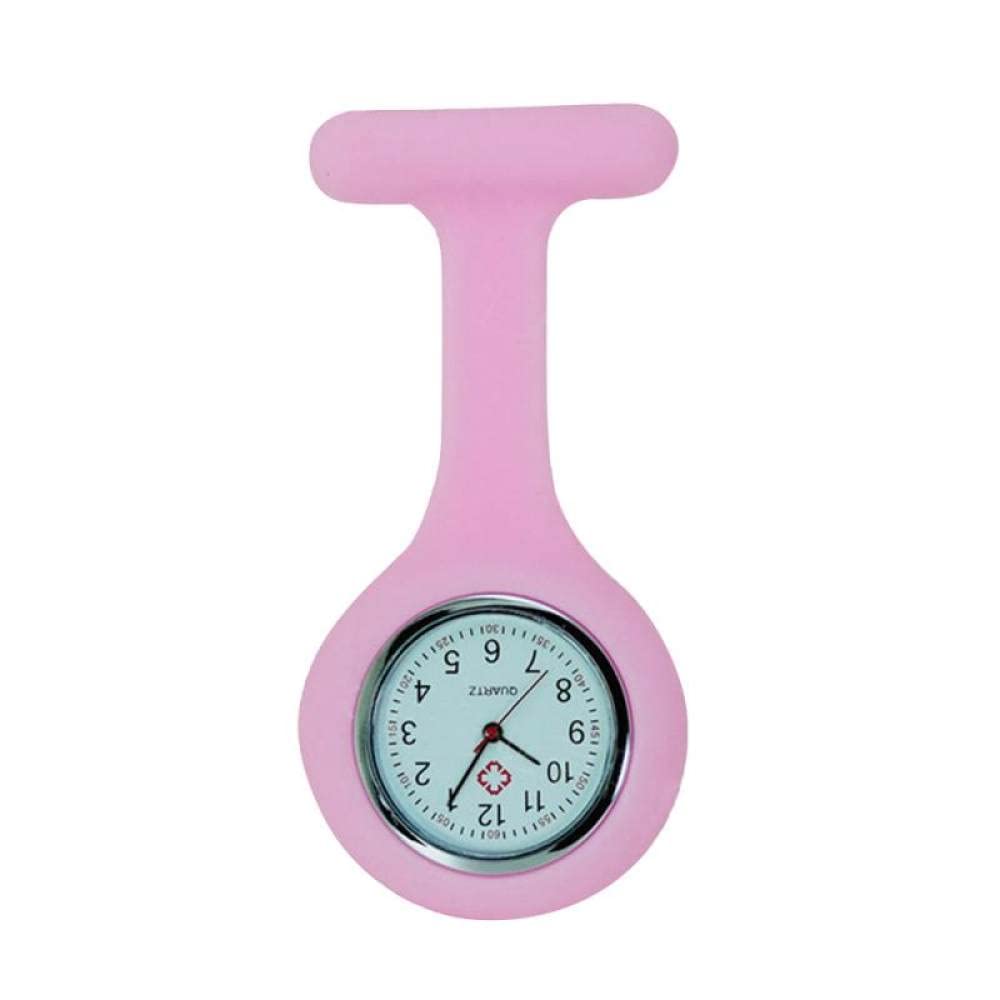 Silicone Nurse Watch - Medical Pocket Watch with Pin & Hanging Chain - Quartz Brooch Decor for Nurses, Doctors & Healthcare Professionals - Perfect for Clinical Shifts, Hospital Duty & Medical Training