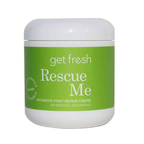Fresh Feet Rescue Me Intensive Foot Repair Cream - Lemongrass Scent for Dry, Cracked Heels & Calluses - Best for Pedicures, At-Home Foot Care & Post-Workout Relief