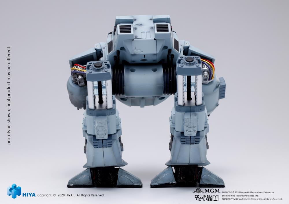 1/18 Scale HIYA 4-inch RoboCop ED-209 Battle Damaged Action Figure - Exquisite Mini Collectible Series for Display & Diorama Scenes