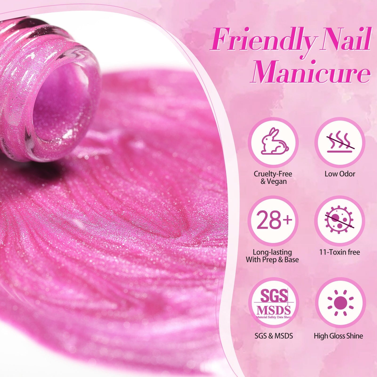 4 Colors Cat Magnetic Gel Polish Set 5ml - Long Lasting Nail Art Kit for Home & Salon Manicure, DIY Nail Design, Gift for Cat Lovers