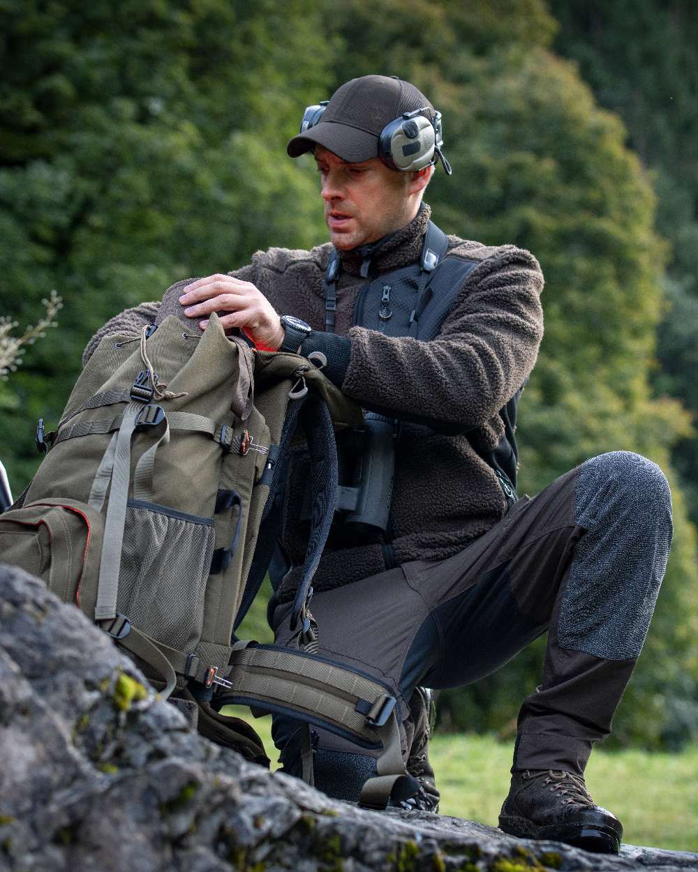 Deerhunter Rogaland Fiber Pile Jacket - Warm Insulated Hunting Jacket for Men - Perfect for Outdoor Adventures, Camping & Cold Weather Activities