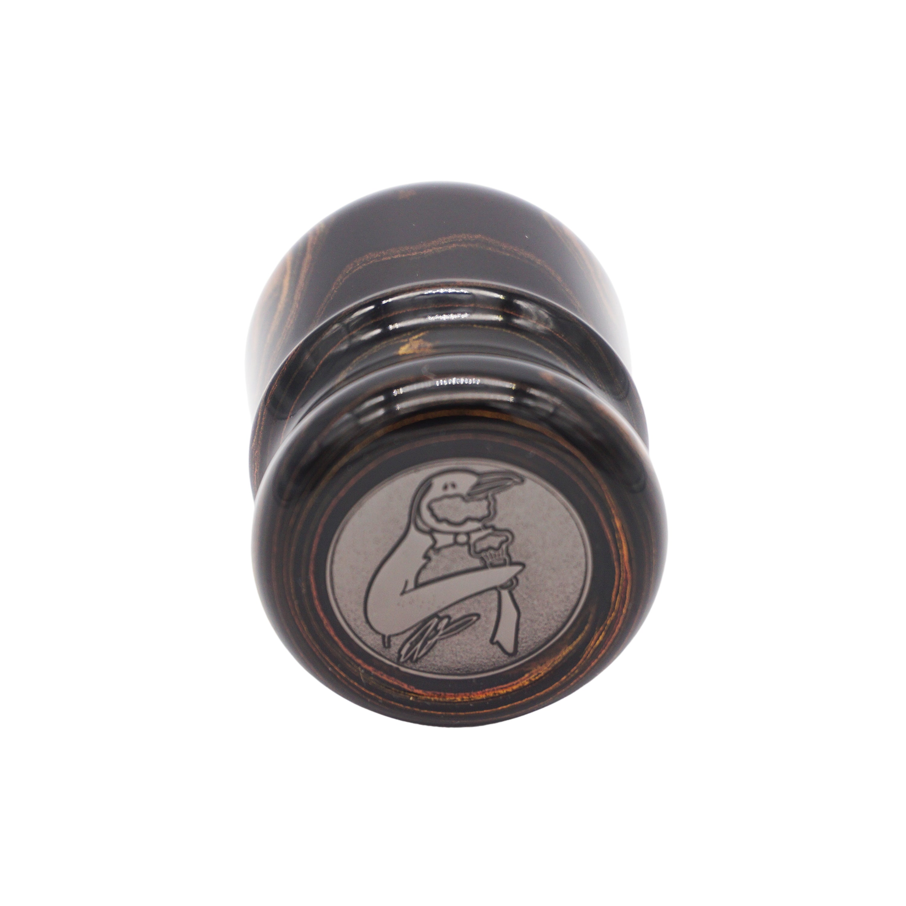Premium Handmade Honey Ebonite Shaving Brush Handle - Compatible with 24mm & 26mm Knots - Perfect for Wet Shaving & Barber Shop Use