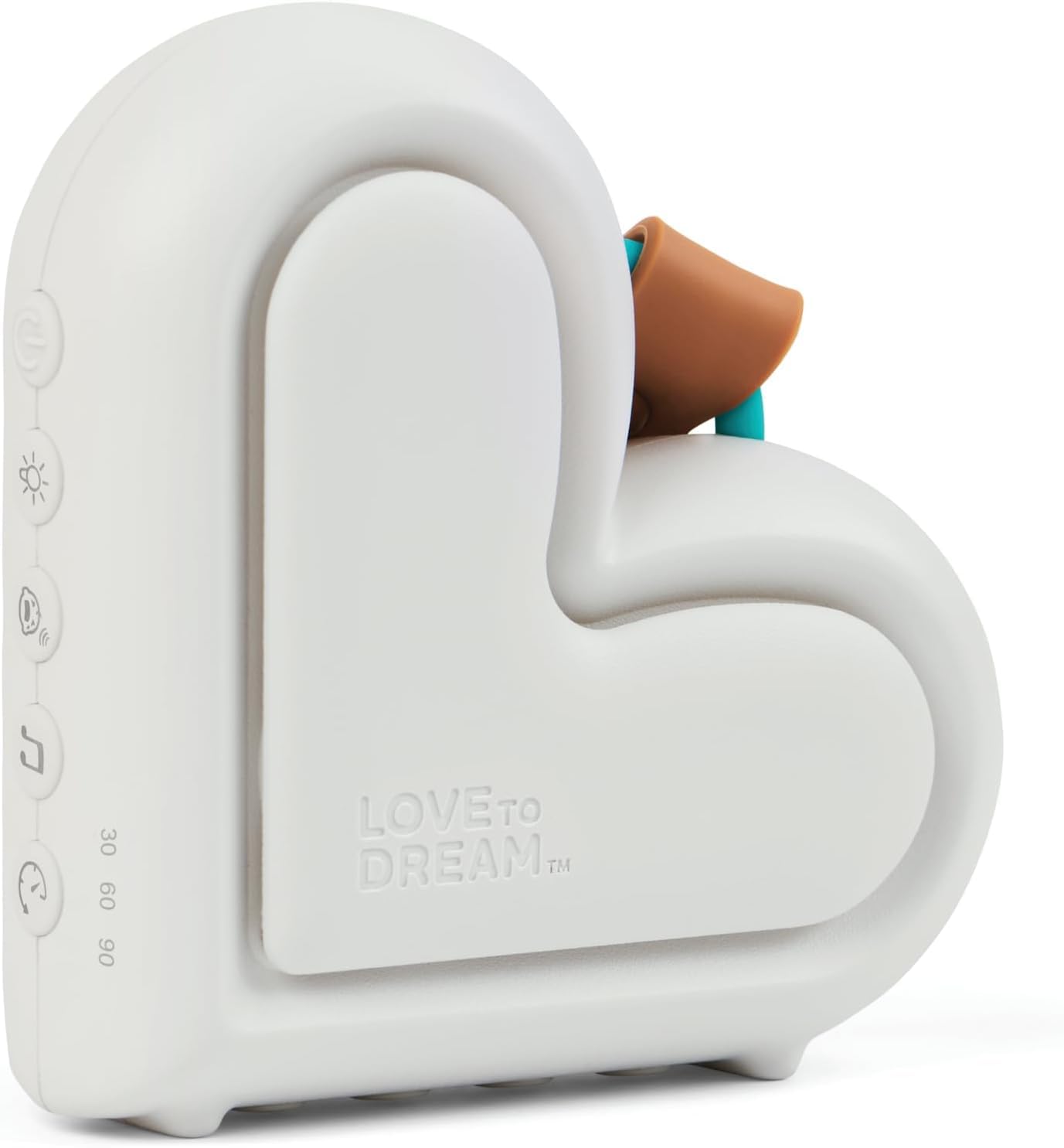 Love to Dream Baby White Noise Machine - Portable Sound Therapy with 9 Soothing Sleep Sounds & Night Light for Infants | Perfect for Nursery, Travel & Bedtime Relaxation