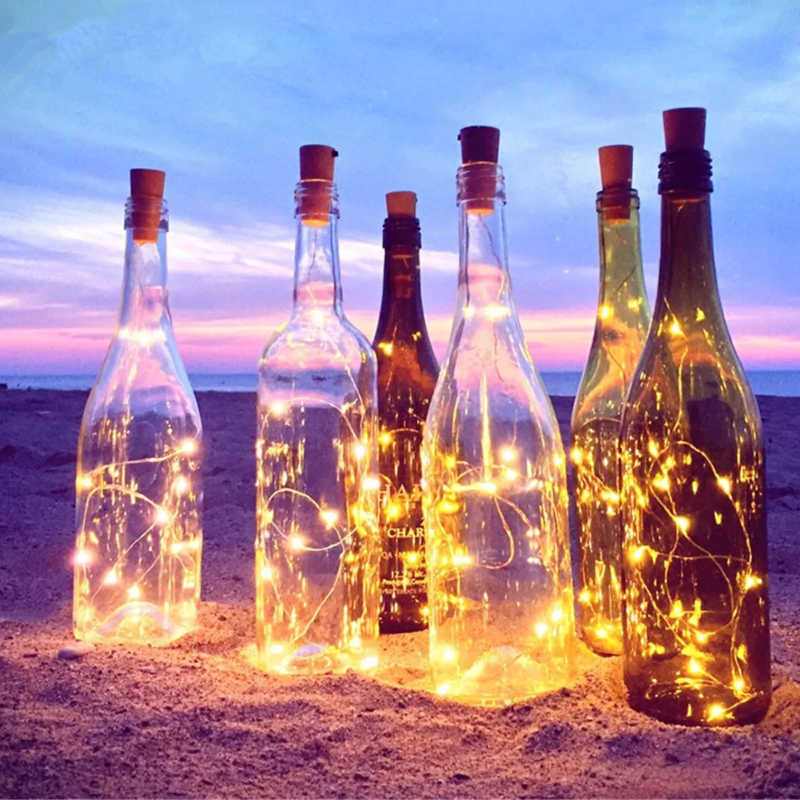 Outdoor Fairy Lights with Copper Wire - Battery Operated LED String Lights for Patio, Garden, Wedding & Home Decor