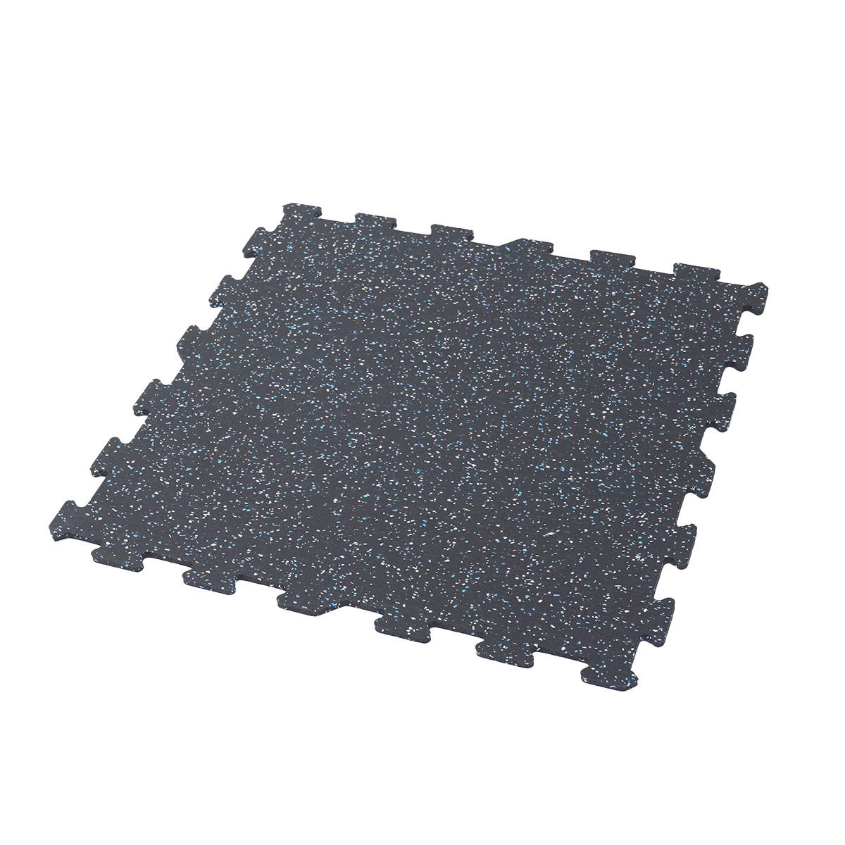 Gronk Fitness 2x2 8MM Interlocking Rubber Floor Tiles - Durable Gym Flooring for Home & Commercial Workout Areas