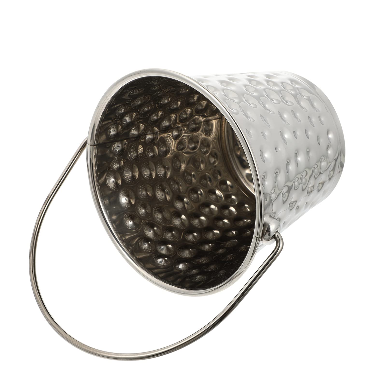 Yardwe Galvanized Metal Ice Bucket - Stainless Steel Beverage Tub for Wine, Beer & Bottles - Large Capacity Drink Chiller for Parties, BBQs & Outdoor Events