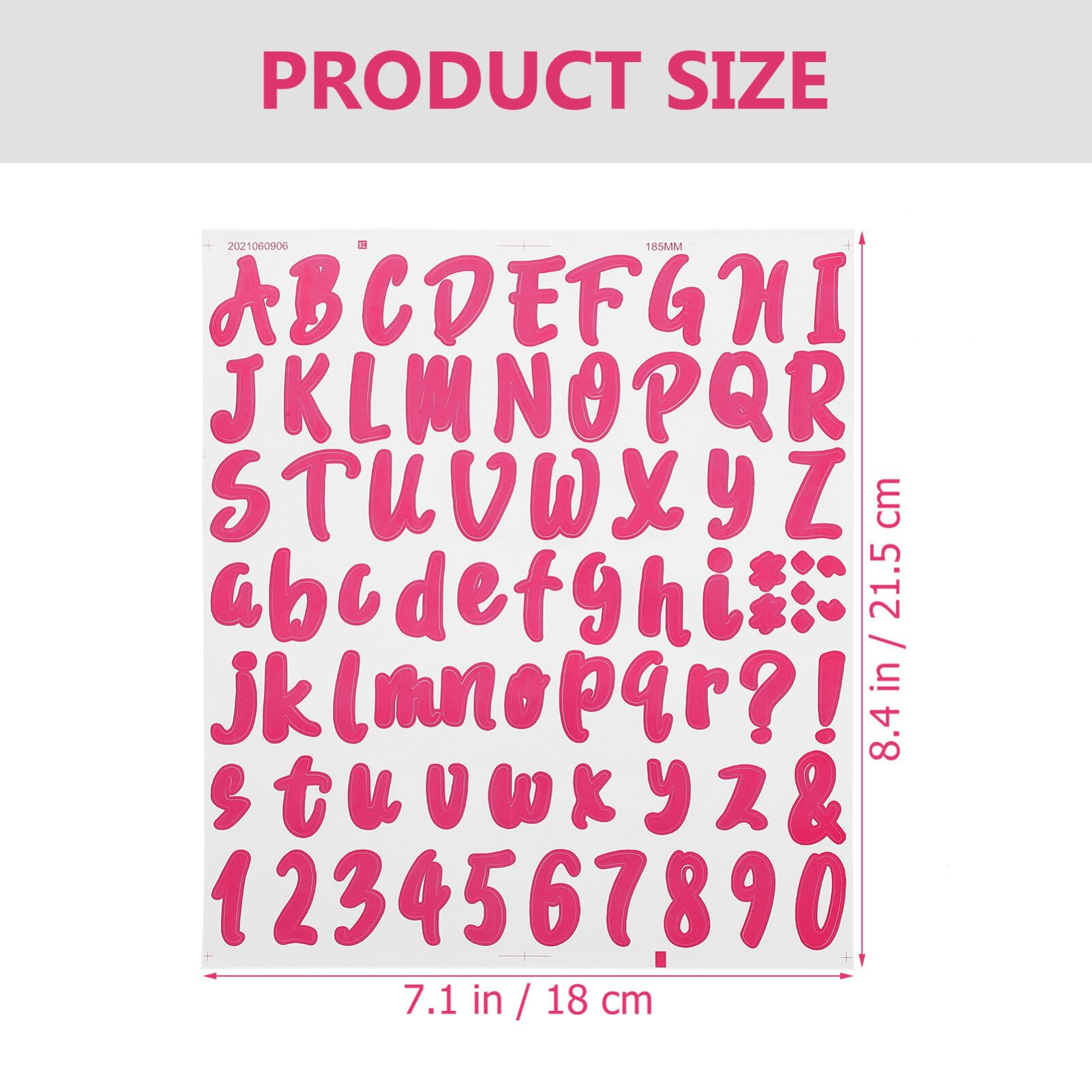 NUOBESTY 5 Sheets Multipurpose Name Stickers - Mailbox, Bottle, Crafts Label Stickers with Alphabet Letters & House Numbers - Perfect for DIY Projects, Home Decor, and Organization