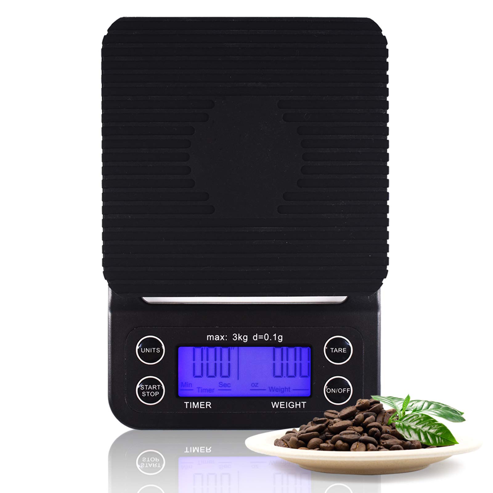 Premium Digital Coffee Scale with Timer - Accurate Measurement for Pour Over, Drip Coffee & Espresso | Perfect for Home Baristas & Coffee Shops