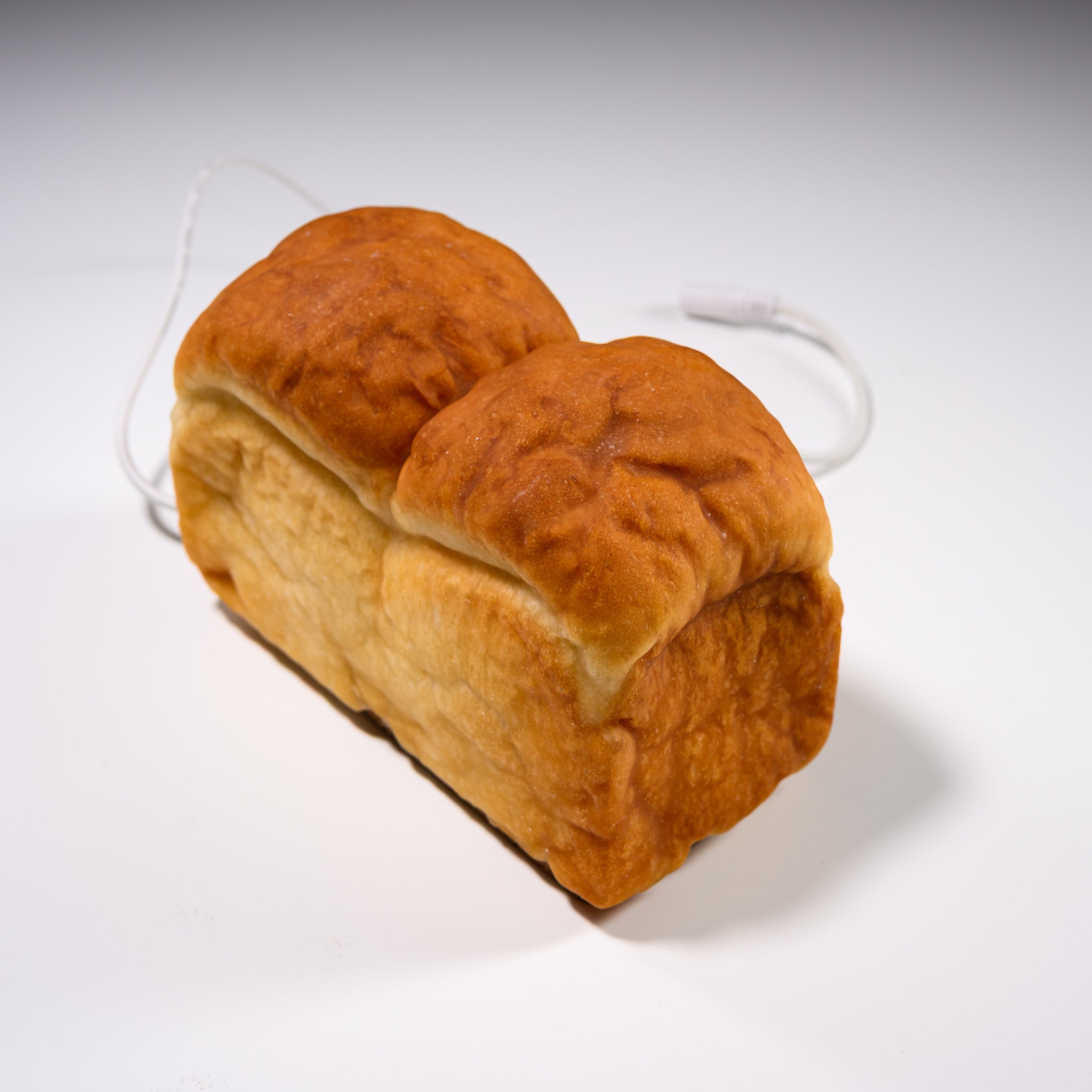 PAMPSHADE Real Bread Lamp - Japanese Pain de Mie Style LED Night Light by Yukiko Morita | Unique Home Decor for Bedroom, Living Room & Cafe Ambiance