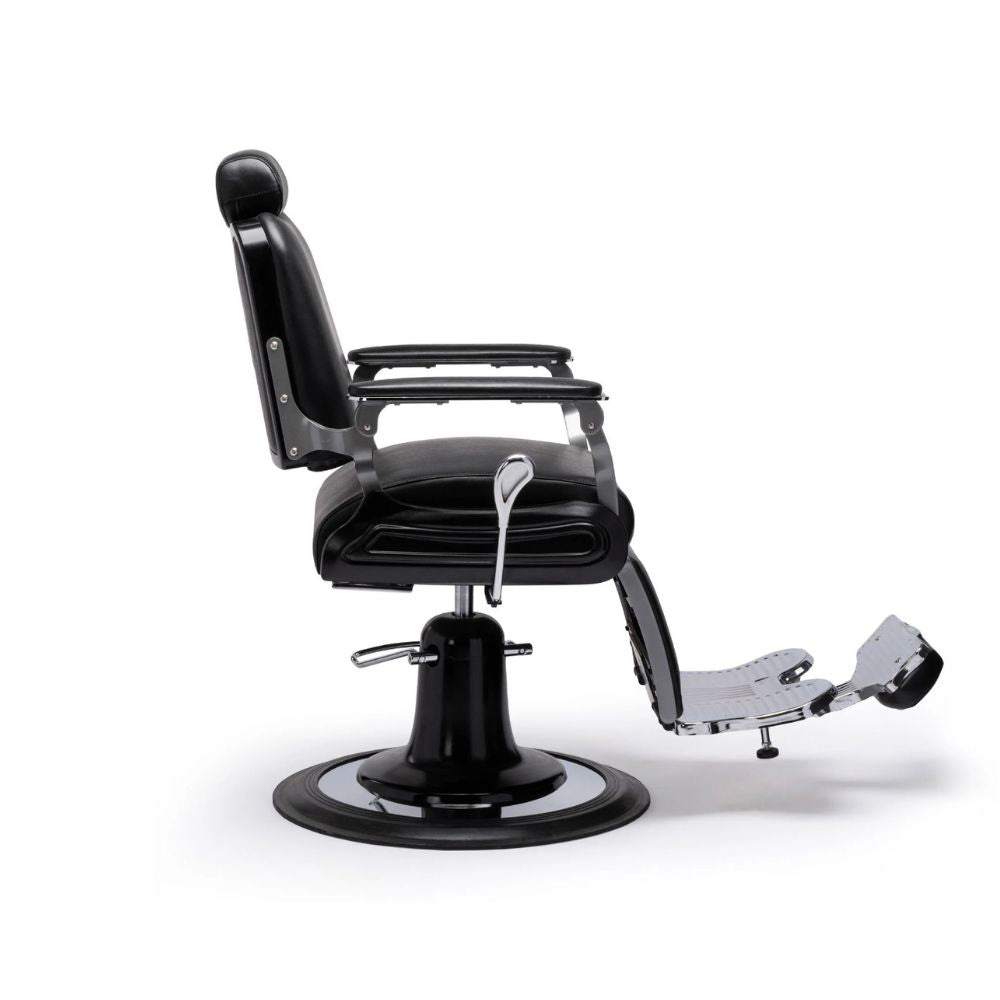 Lanvain Knox Canada Classic Superlative Barber Chair - 13W & 13B Adjustable Salon Styling Chair for Professional Haircuts & Shaves | Perfect for Barbershops & Home Grooming