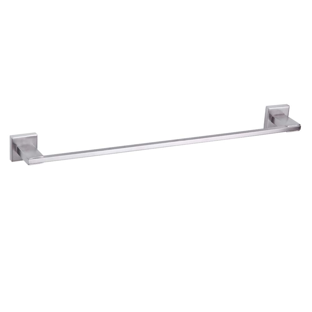 BEIGEEWY 24-Inch SUS 304 Stainless Steel Towel Bar Holder - Modern Brushed Finish Wall Mounted Bathroom Accessory for Showers, Spas & Luxury Bathrooms