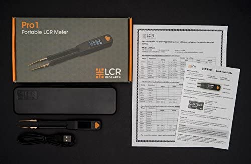 Pro1 Plus 100KHz LCR Meter with 0.1% Accuracy | Digital LED Tester | ESR Meter | Smart SMD Tweezers Kit | for Electronics Repair, PCB Testing & Component Analysis