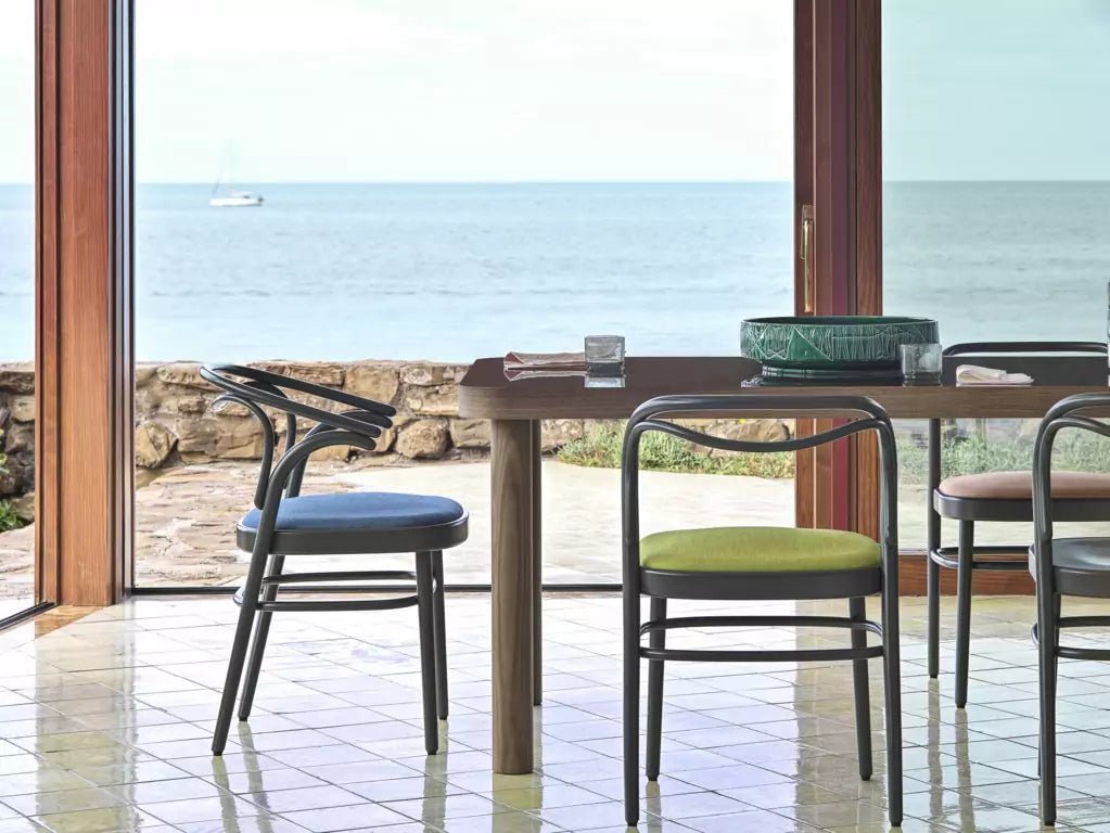 Beaulieu Bentwood Armchair by GTV - Modern Wooden Dining Chair for Kitchen, Restaurant & Office - Ergonomic Design for Comfortable Seating