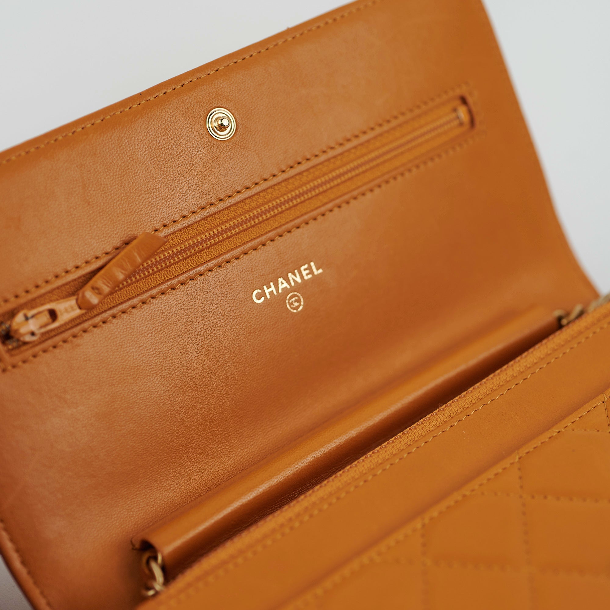 Chanel Boy Wallet On Chain WOC Lambskin Brown Crossbody Bag for Women | Luxury Designer Handbag for Everyday Use & Special Occasions