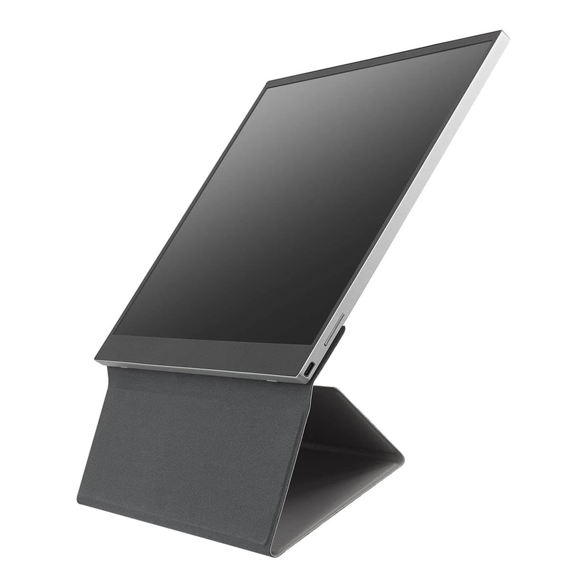 LG 16MR70 16-inch IPS WQXGA Portable Monitor with Folio Stand, USB-C Connectivity, Silver - Perfect for Business Travel, Remote Work & Gaming